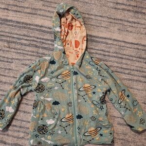 2 For $25  Month Posh Peanut 6-12 Month Reversible Hoodie